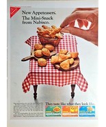 1968 Nabisco Appeteasers Vintage Print Ad-: Mini Snack Life Magazine-VTG - $14.42 CAD
