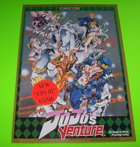 Jo Jo&#39;s Venture Arcade FLYER 1998 Original NOS Video Game Art Brochure F... - $40.50