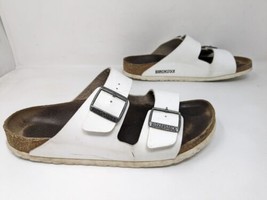 Birkenstock Arizona Womens Sandals Size 10 41  White Birko-Flor - $24.74
