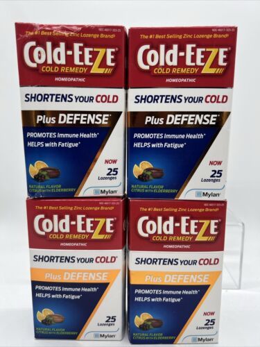 (4) Cold-Eeze Defend-Eeze Plus Defense Immune Sup 25 Citrus Elderberry L... - $19.99