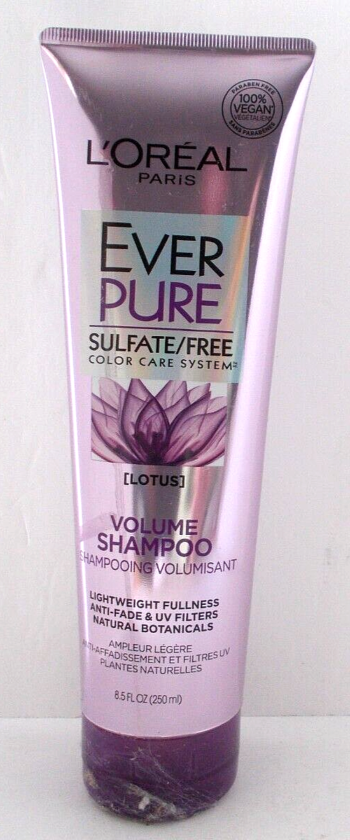 L'OREAL PARIS EverPure Lotus Volume Shampoo No Sulfates Anti-Fade 8.5 oz - $16.82