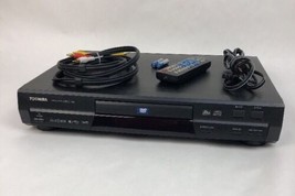 TOSHIBA SD-1600U DVD PLAYER W/ REMOTE + ALL CABLES USED &amp; WORKS GREAT FS... - $31.77