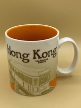 Starbucks City Mug:  &quot;Hong Kong&quot; 2019. white, orange &amp; brown - £17.10 GBP