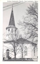 Est Lexington Massachusetts Follen Community Chiesa B/W Merrimack Cartolina - £8.70 GBP