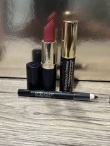 Estée Lauder 3 Piece Eyeliner, Mascara, Lipstick In Rebellious Rose New - £7.98 GBP