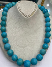 Genuine Natural Egyptian Turquoise Necklace Gift for Her Beaded Necklace  (214g) - £5,475.58 GBP