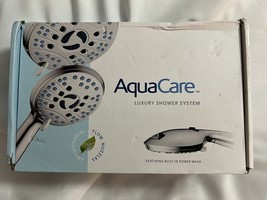 AquaCare AS-SEEN-ON-TV High Pressure 50-mode Rain &amp; Handheld 3-way Shower Head - £59.76 GBP