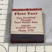 Rare Matchbook  Fleet Taxi  Monte Carlo Cafe  Honolulu  gmg  Unstruck - $29.70