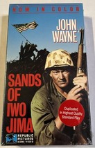 Sands Of Iwo Jima Vhs 1994 Colorized John Wayne Vcr Video Tape New Sealed - £7.04 GBP