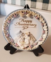 Dreamsicles 50th Anniversary Plate, 1998, #10763, Cast Art Industries - £11.56 GBP