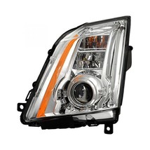 Headlight For 2008-2014 Cadillac CTS Driver Side Projector Chrome Housing Clear - $924.86