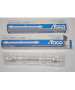 Lot of 2 NOS Tungsten Halogen Security Lamp Bulbs Double Ended 04478 500... - $515.51 MXN