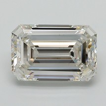 Lab Grown 3.22 Cts EMERALD Cut IGI Certified CVD Diamond H Color VS1 Cla... - $840.60