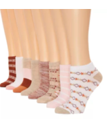 Mixit 8 Pair Low Cut Socks Womens Size 4-10 Warm Aztec - £9.50 GBP