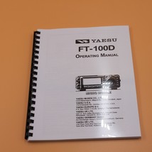 Yaesu  FT-100D Instruction Manual Operating Guide  Manual &amp; Protective Covers - £15.69 GBP