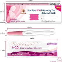 One Step HCG Midstream Stick Pregnancy Test, 3 count box (expires 03/2026) - $9.88