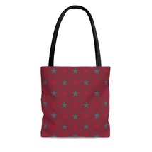 Stars Bicolor Biking Red Tote Bag Reusable Grocery Bags Shopping Handbag... - $17.65+