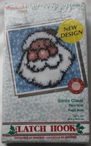 Wonder Art Caron Latch Hook Christmas Santa Claus Kit 12&quot; x 12&quot; New With Tool - £15.16 GBP