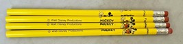 Vtg 1980s MICKEY MOUSE DISNEY FABER CASTELL 4 #2 PENCILS Never used CLEAN - £7.74 GBP