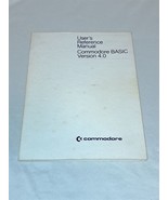 Commodore Basic Version 4.0 User&#39;s Reference Manual First Edition 1980 - $36.00