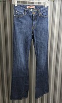 GAP SIZE 0 WOMEN&#39;S CURVY FLARE 25 x 32 DENIM BLUE JEANS COTTON SPANDEX L... - $6.70 CAD