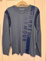 Brand New Women&#39;s Under Armour Heat Gear Long Sleeve Xl Shirt Top Blue - £15.90 GBP