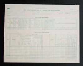 Vintage International Business Machine Corp IBM System 360 RPG Coding Fo... - $32.91