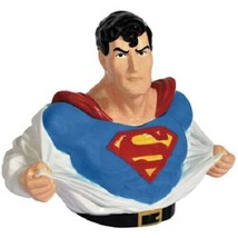 DC Comics Clark Kent Changing Into Superman Ceramic Cookie Jar 2012 NEW UNUSED - £93.05 GBP