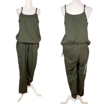 Motherhood Maternity Army Green Cargo Jumpsuit Large New - £27.52 GBP