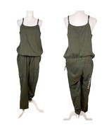 Motherhood Maternity Army Green Cargo Jumpsuit Large New - £27.52 GBP