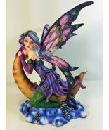 91407 Fairy Sitting On Moon Collectible Figurine by Backwoods Lighting LLC - $58.78