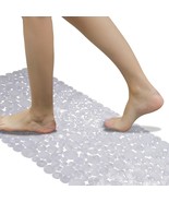 Bathtub Mat Clear Comfort Bath Mat for Tub: Enjoy a Relaxing &amp; Slip-Free... - $22.76