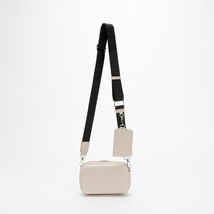 Small Square Sling Crossbody Bag for Women 2 Pcs Set Pu Leather Simple Stylish S - £39.31 GBP