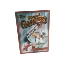 1996 Jim Thome Topps Finest 47 Gamers Theme Cleveland Baseball - £2.36 GBP