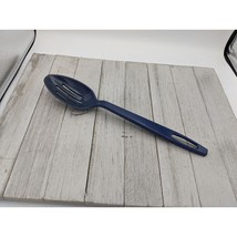 Navy Blue #3 Nylon Plastic Slotted Spoon 11&quot; - £7.14 GBP
