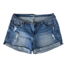 Old Navy Womens Shorts Adult Size 16 Boyfriend Cuffed Distressed 4&quot; Inseam - £17.93 GBP