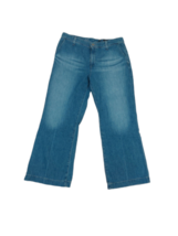 AG JEANS Damen Schlaghosen The Layla Cropped Flare Trouser Blau Größe 29W - £46.18 GBP