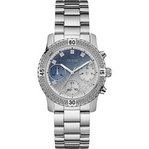 Guess W0774L6 Blue Dial Stainless Steel Multi-Function Ladies Watch - $143.16