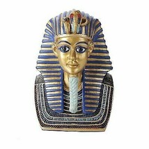 Ebros Golden Cobra and Vulture Mask of Pharaoh King TUT Bust Statue 4.75&quot; Tall - £19.17 GBP
