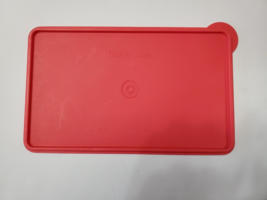 Tupperware #795 C-1  Bacon Deli Meat  Seal Container Replacement Lid Red - £8.73 GBP