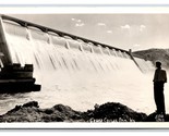 RPPC Grand Coulee Dam From Below Coulee WA Ellis Photo 1911 Postcard R5 - $4.90