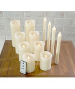 Home Reflections 12pc Ultimate Flameless Candle Set in Ivory - £70.92 GBP
