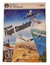 Microsoft Flight Simulator X For Windows PC Game DVD 2 Disc Set w/ Book,... - $14.48