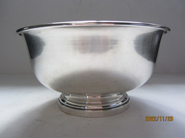 VINTAGE ART S CO S.P.C. 56 SILVERPLATE SERVING BOWL 4-1/4&quot; TALL - £7.84 GBP