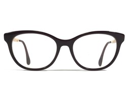 Jimmy Choo JC202 LHF Eyeglasses Frames Red Gold Cat Eye Studded 52-17-145 - £25.44 GBP