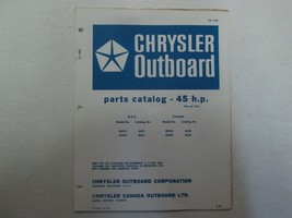 1970 Chrysler Outboard 45 HP Parts Catalog Manual Factory OEM OB 1330 *** - £7.85 GBP