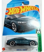 Hot Wheels 2022 Dark Blue Gray Audi RS E-Tron GT HW Green Speed Series 6/10 - $9.00