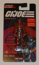GI Joe  Limited Edition Red Ninja Miniature Action Figure New in Package - £3.92 GBP