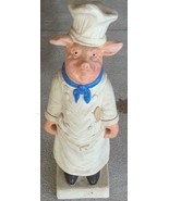 Vera 93 Plaster Chef Piggy Figural Spoon Holder – GREAT KITCHEN STATUE –... - $54.31 CAD
