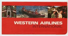 Western Airlines International Ticket Jacket 1960&#39;s - $27.69